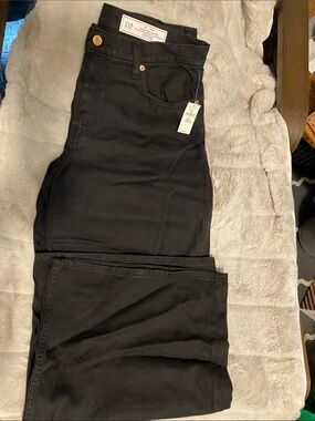 New! GAP Wide leg Extra baggy Low Rise Jeans in Black